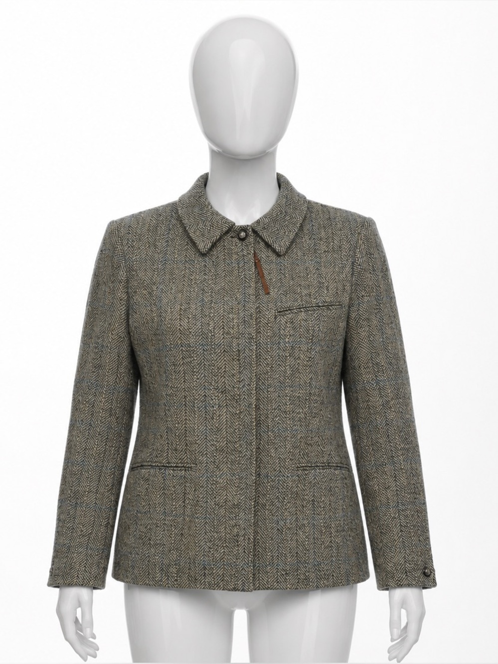 Ralph Lauren Women's Gray Tweed Blazer